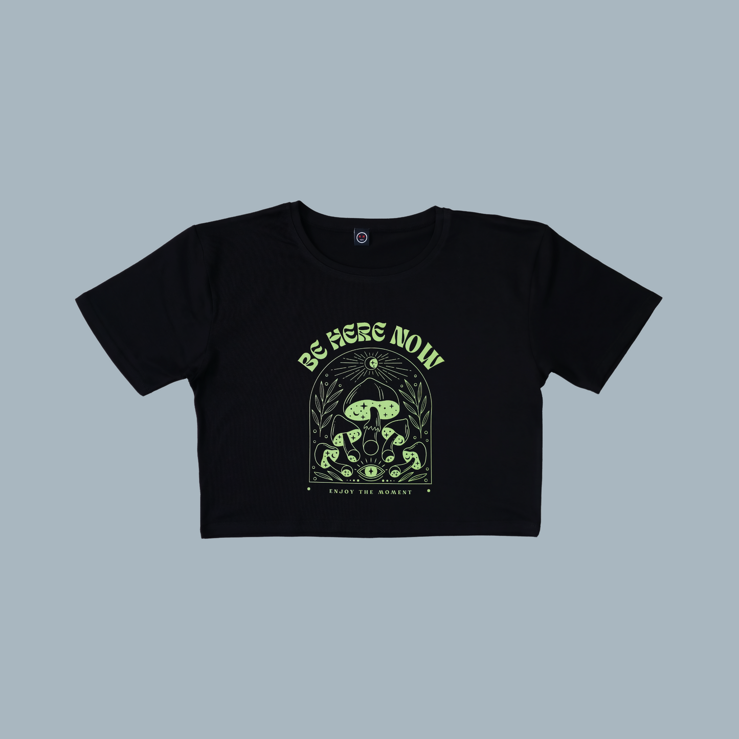 Camiseta Crop - Be Here Now
