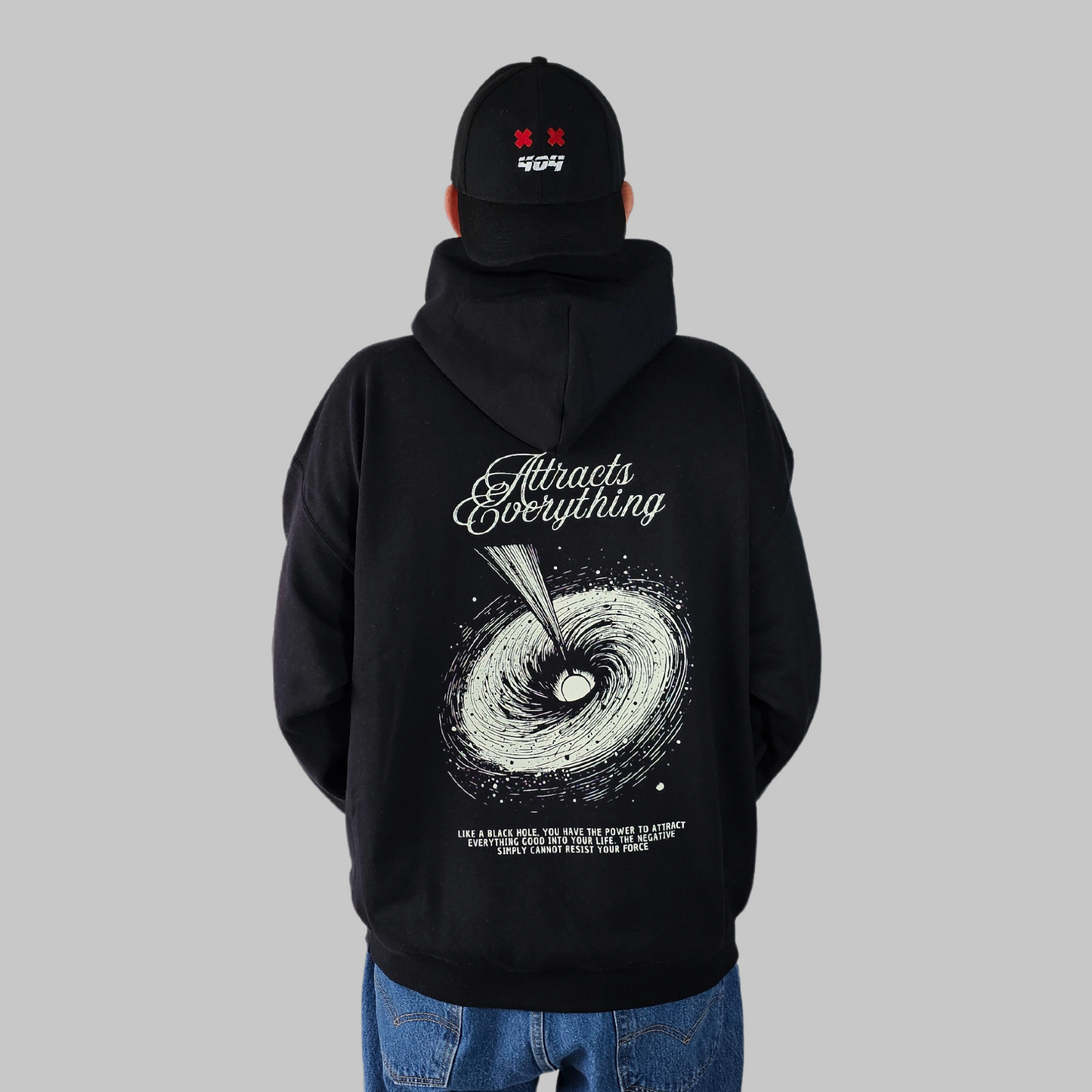 Hoodie - Black Hole Negro