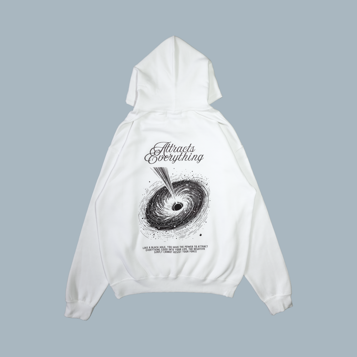 Hoodie - Black Hole Blanco