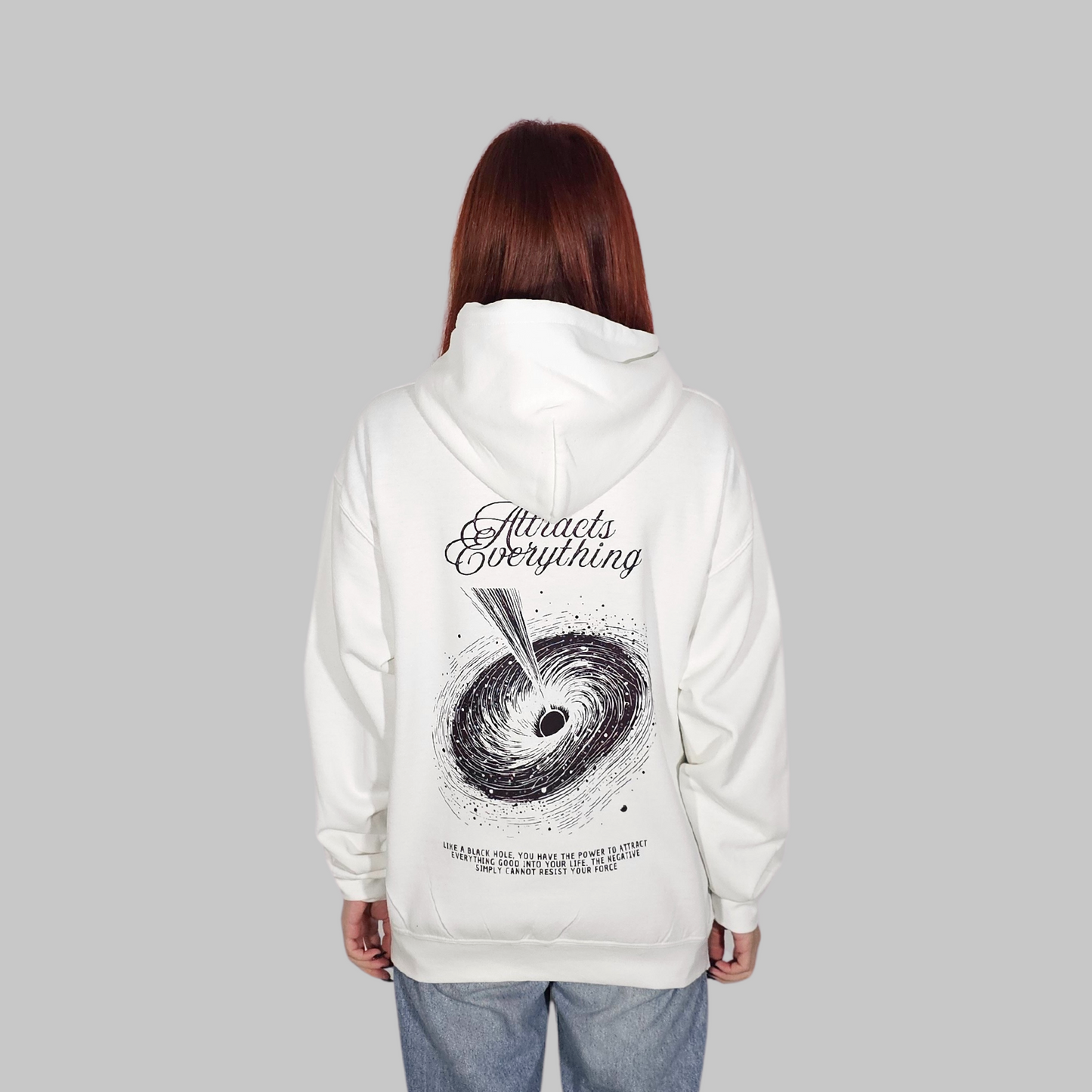 Hoodie - Black Hole Blanco