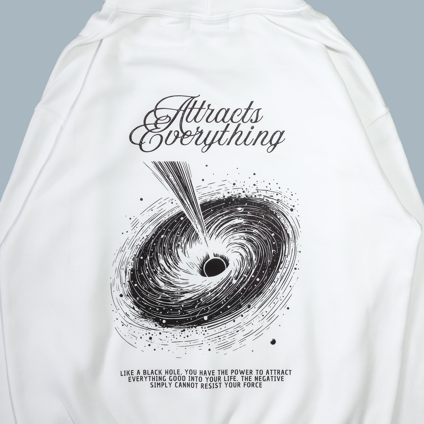 Hoodie - Black Hole Blanco
