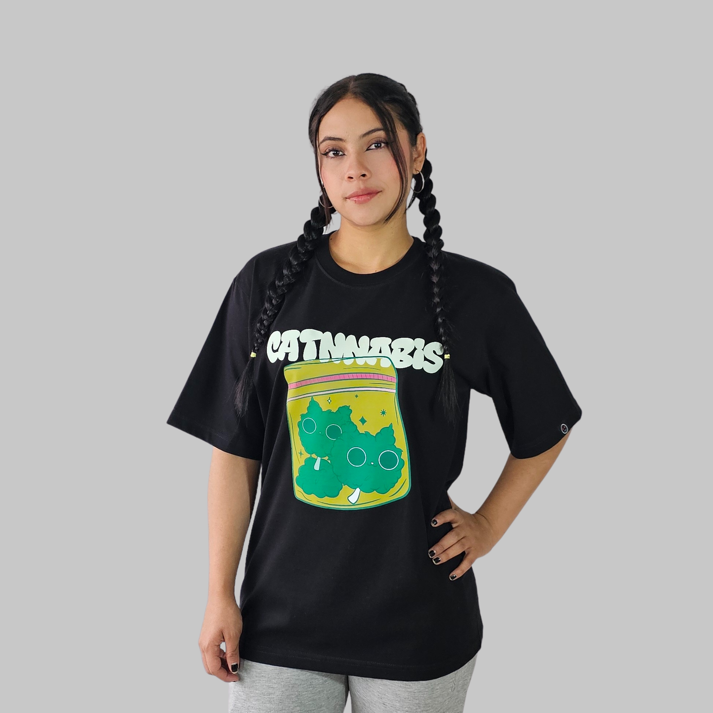 Camiseta Oversize - Catnnabis