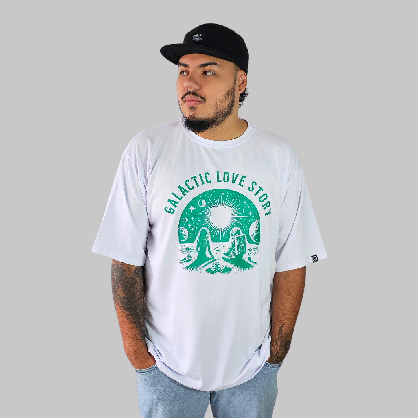Camiseta Oversize - Galactic Love
