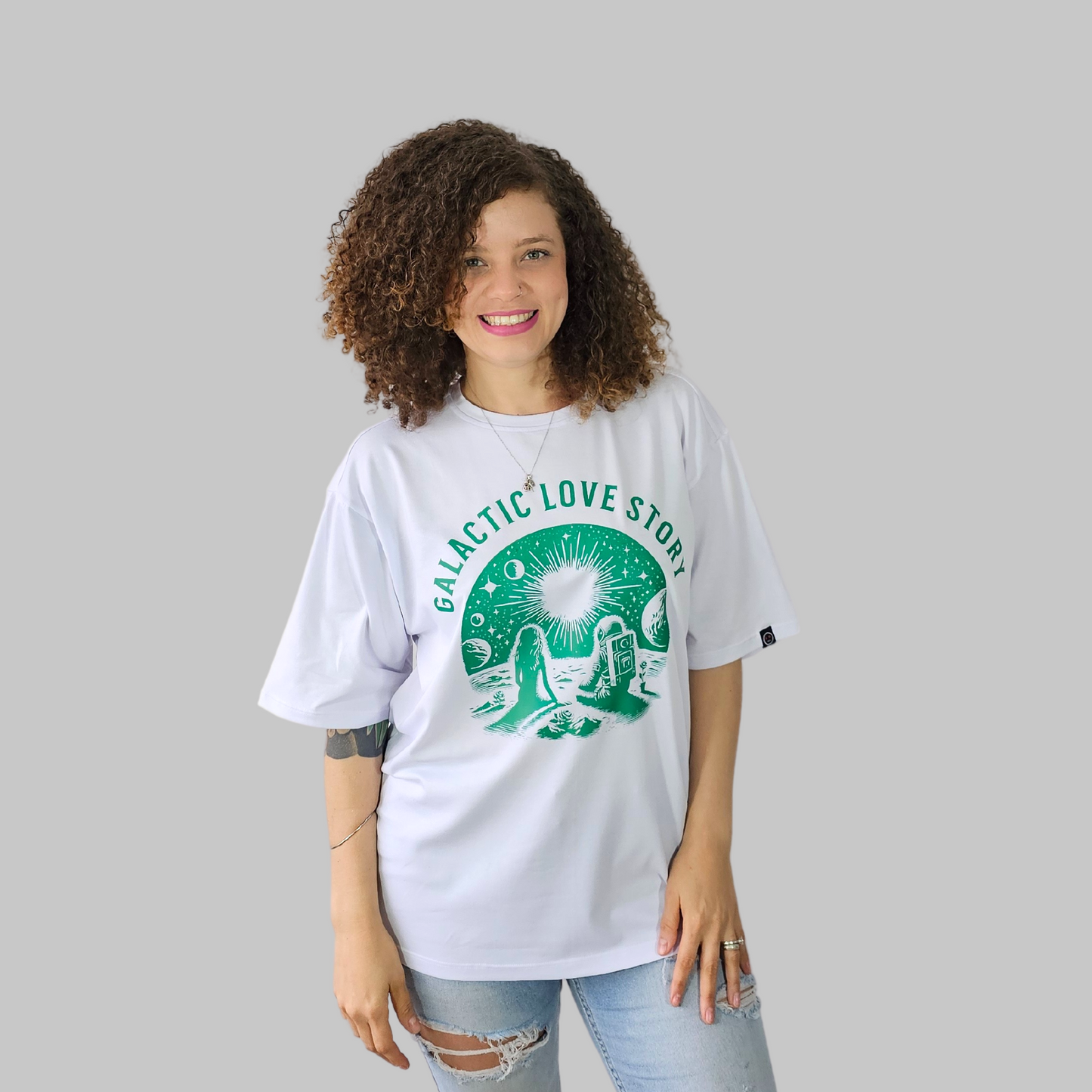 Camiseta Oversize - Galactic Love
