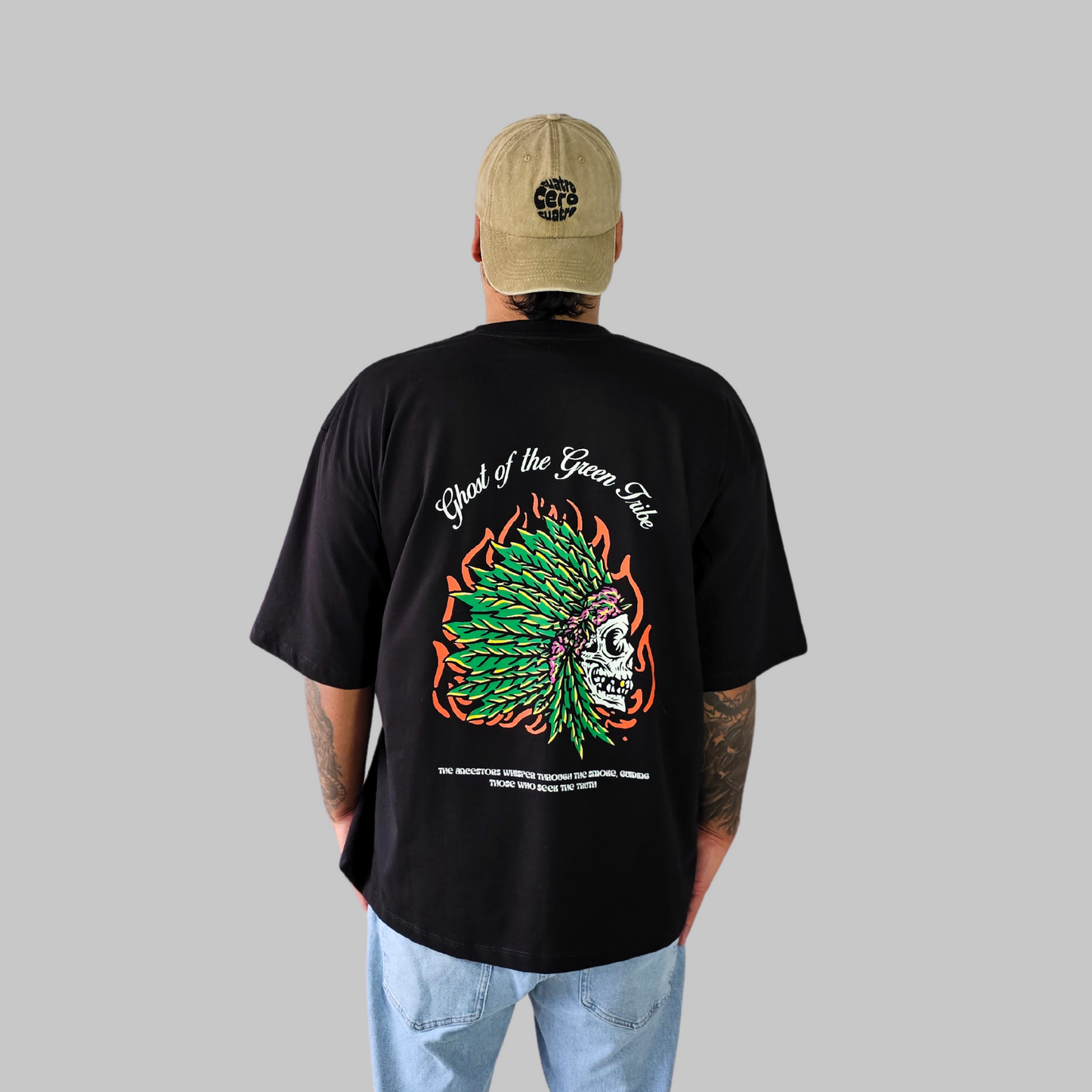 Camiseta Oversize - Green Ghost