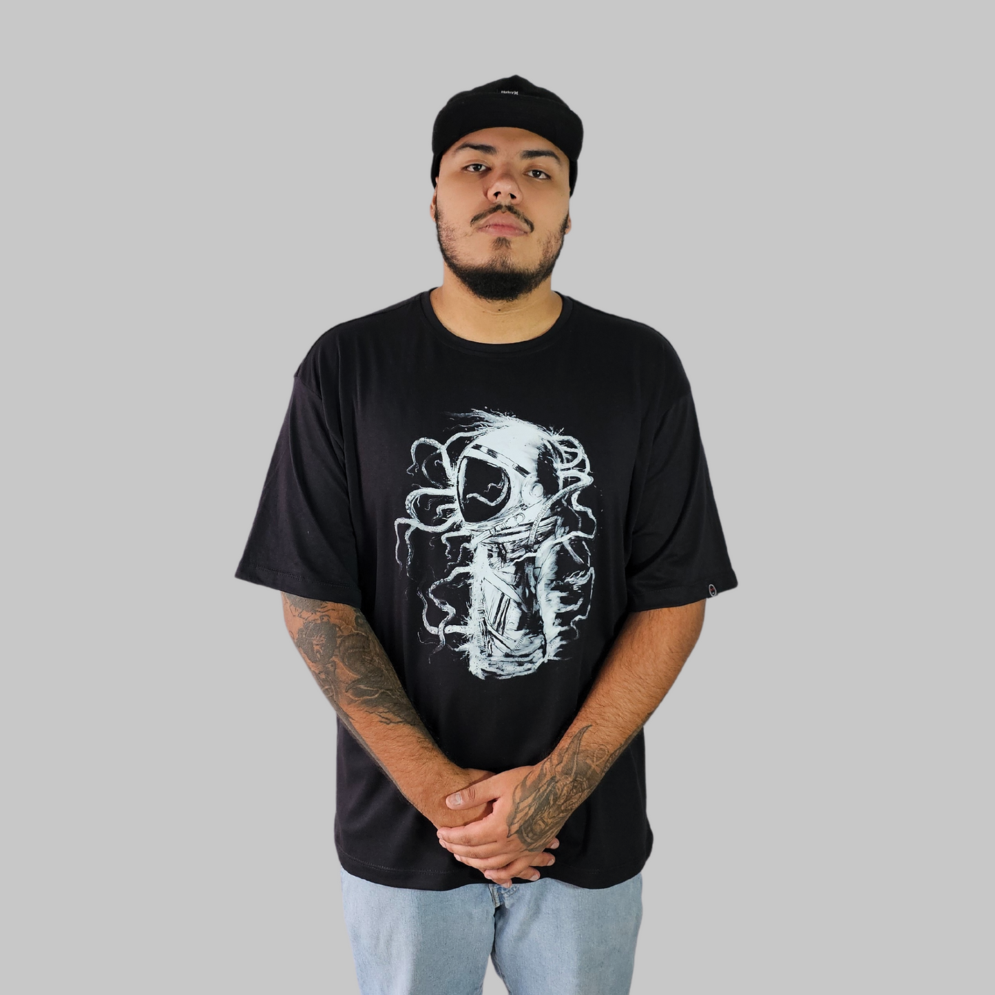 Camiseta Oversize - Horror Space