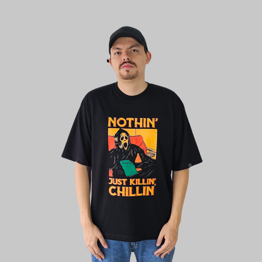 Camiseta Oversize - Just Killin Chillin