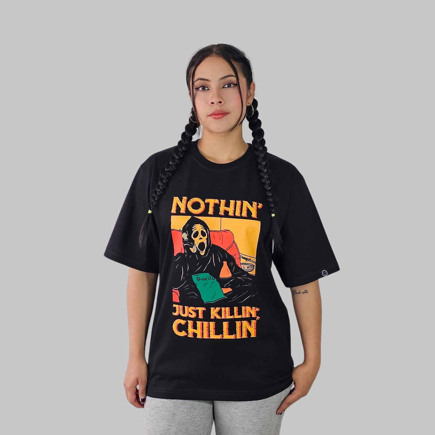 Camiseta Oversize - Just Killin Chillin