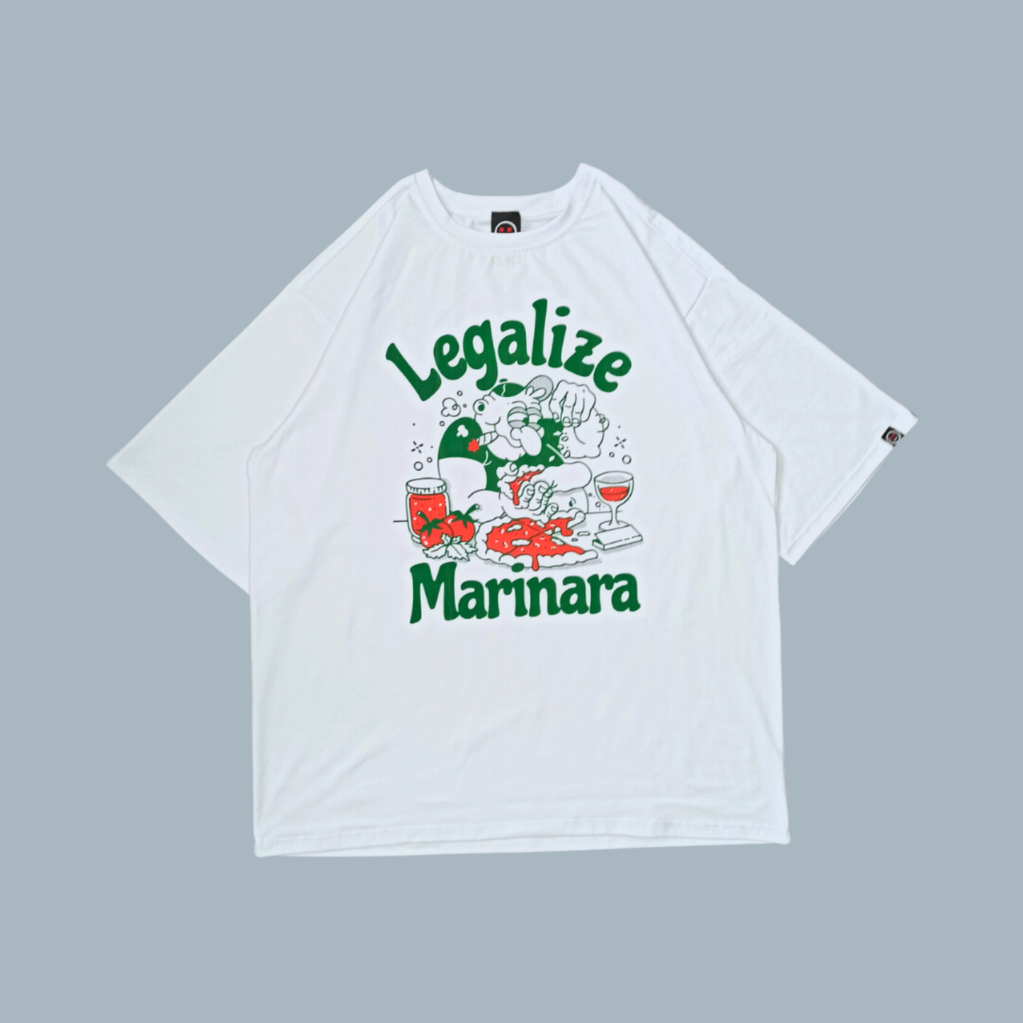 Camiseta Oversize - Legalize Marinara