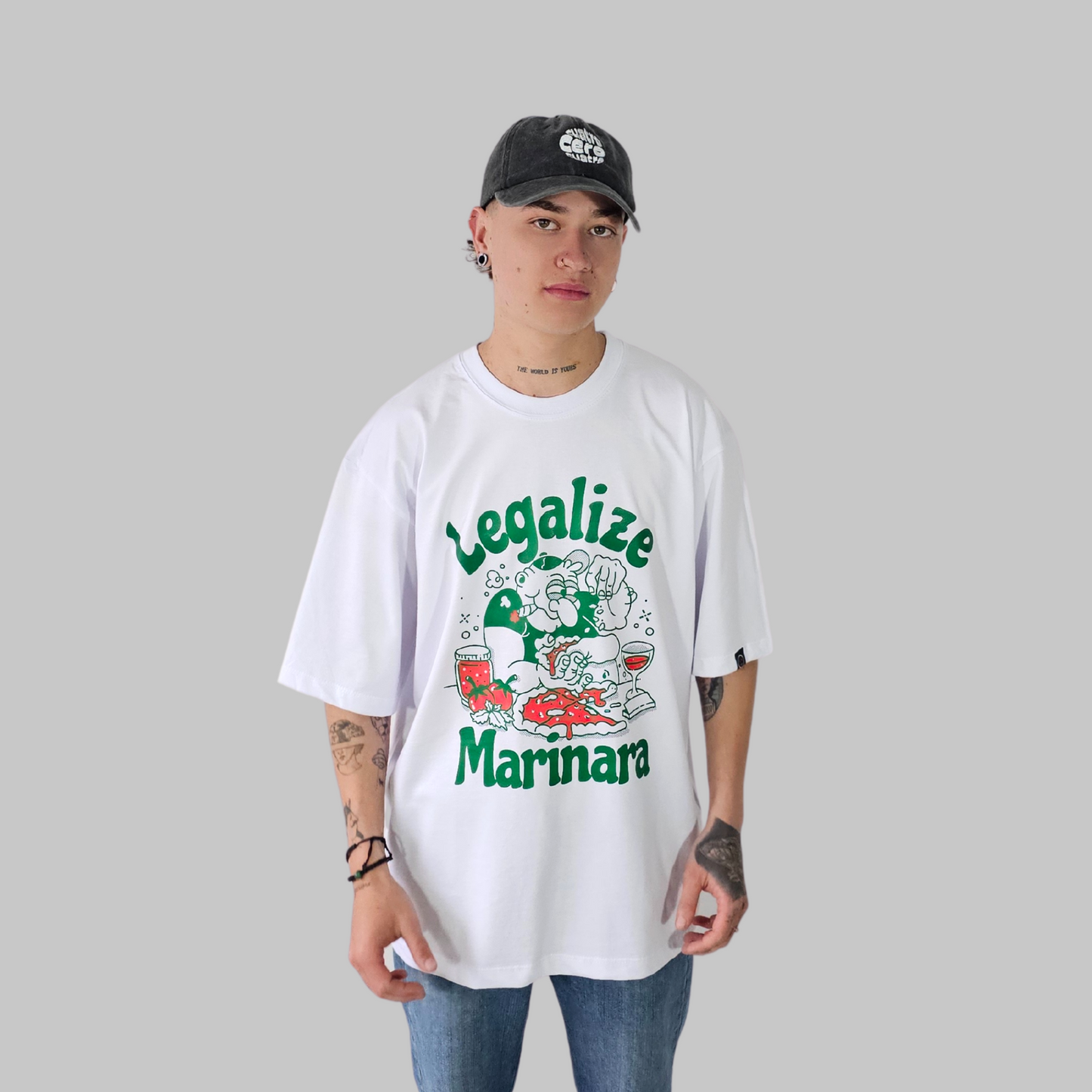 Camiseta Oversize - Legalize Marinara