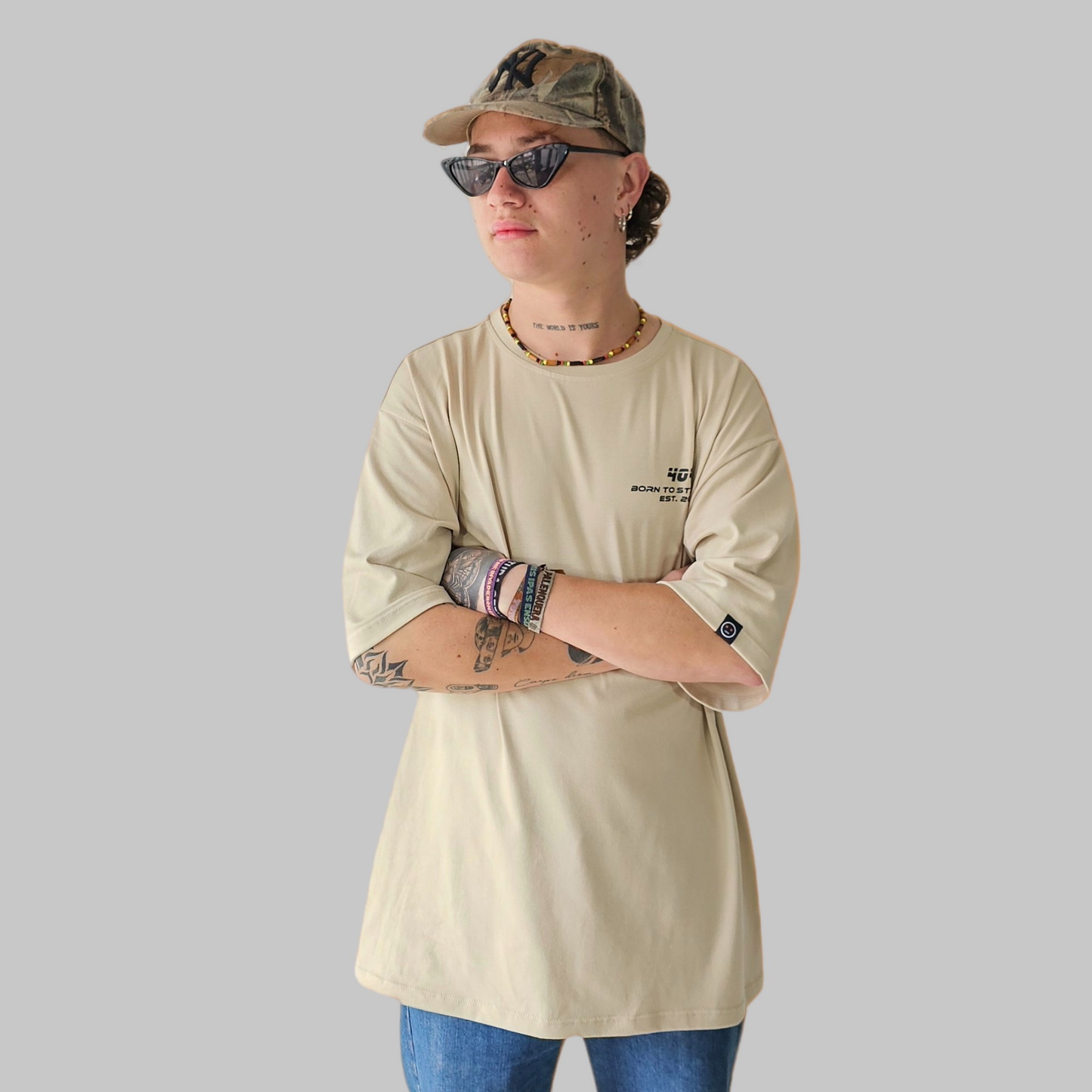 Camiseta Oversize - Live & Culture