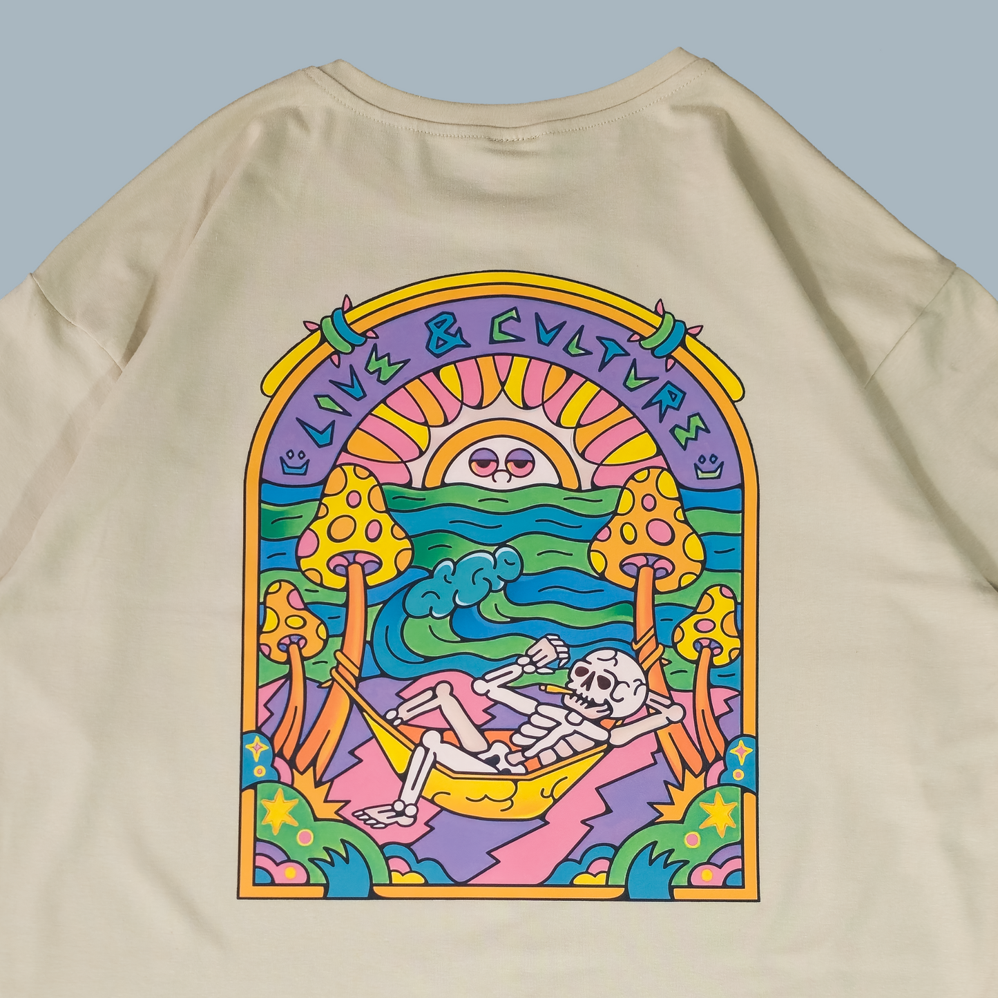 Camiseta Oversize - Live & Culture