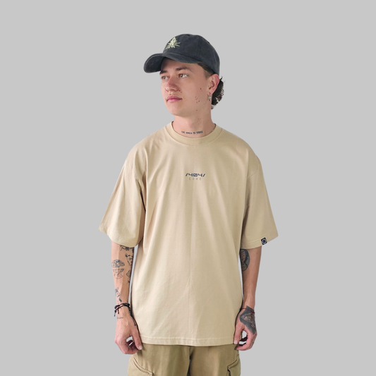 Camiseta Oversize Core Beige
