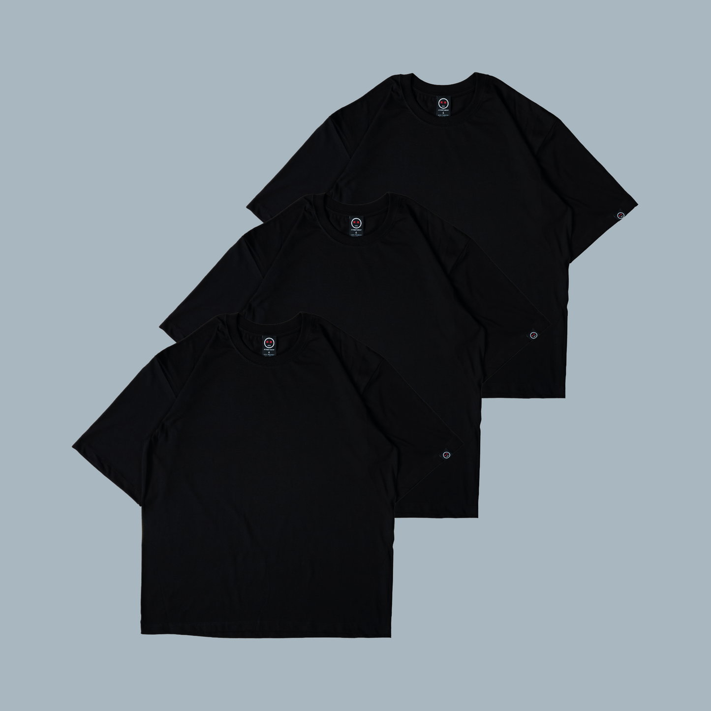 Camiseta Oversize Básica - Pack X3