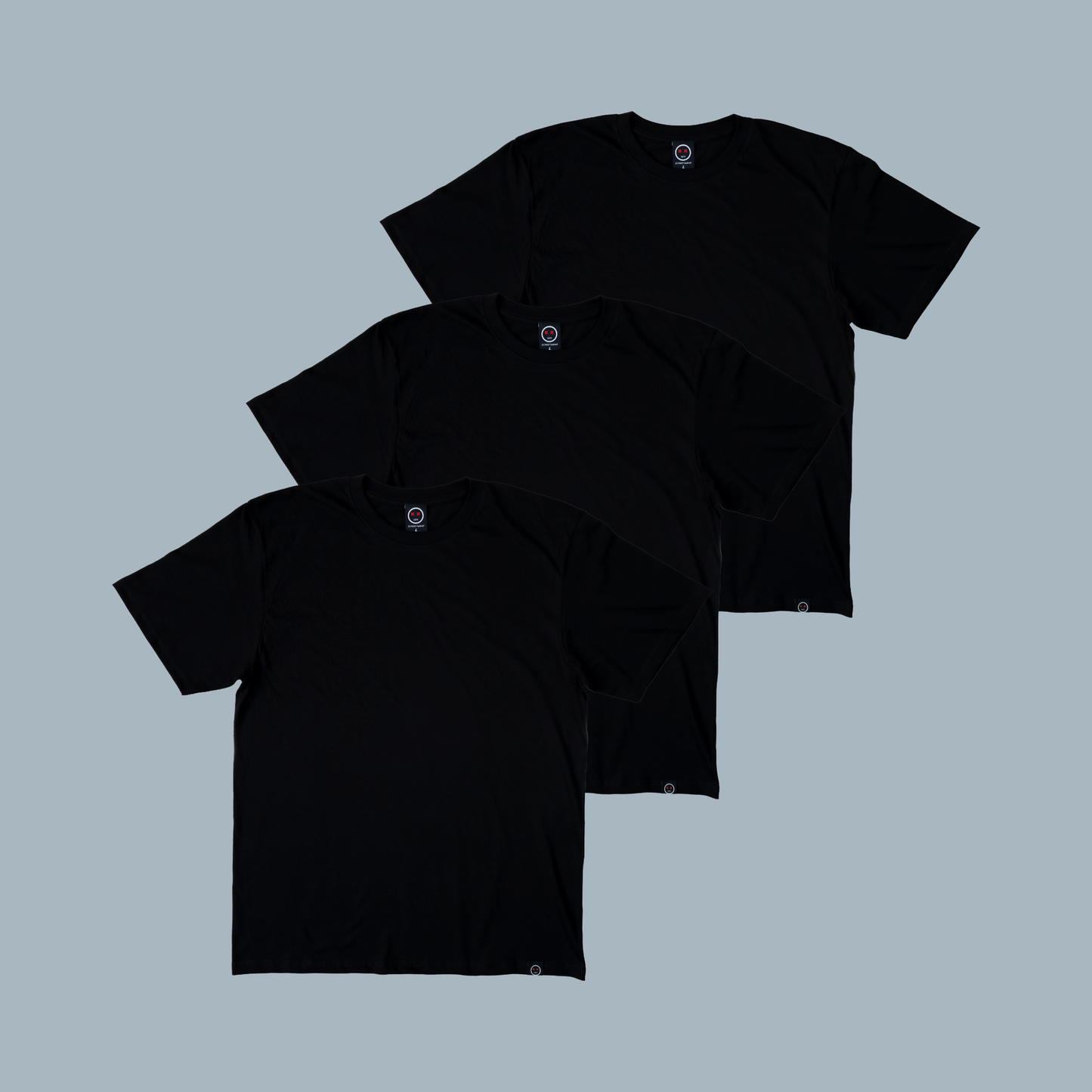 Camiseta Regular Básica - Pack X3