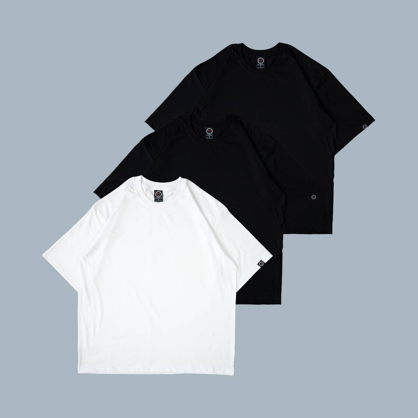 Camiseta Oversize Básica - Pack X3