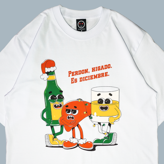 Camiseta Oversize - Perdón Hígado