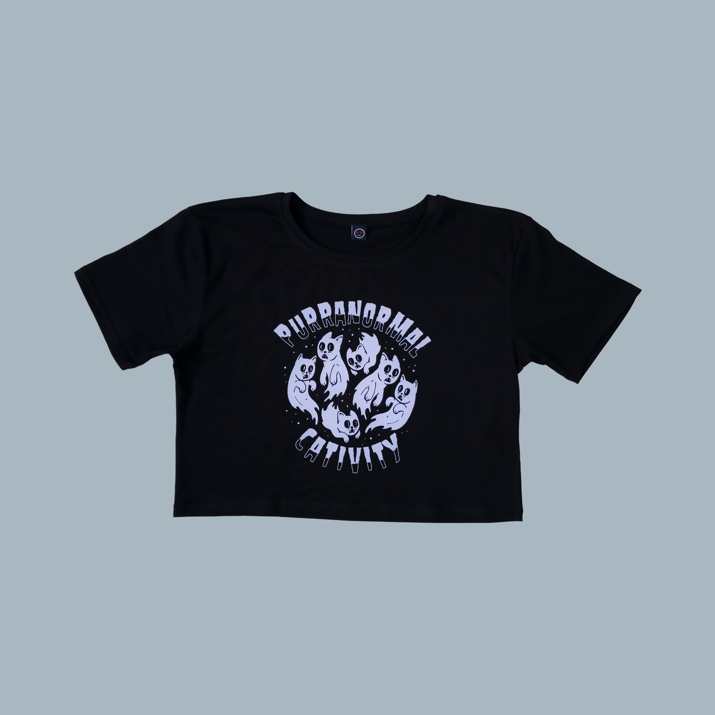 Camiseta Crop - Purranormal Cativity
