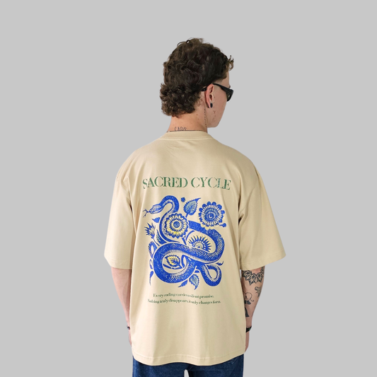 Camiseta Oversize - Sacred Cycle