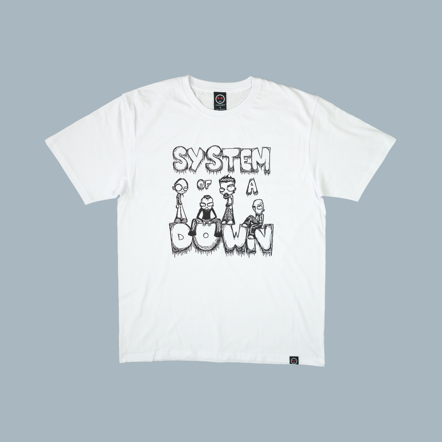 Camiseta Regular - System Of a Down Cartoon
