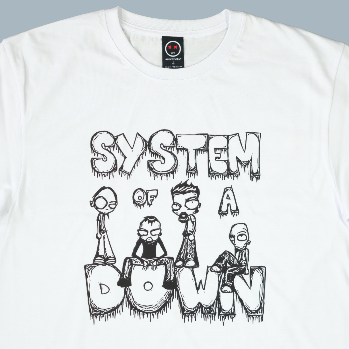 Camiseta Regular - System Of a Down Cartoon
