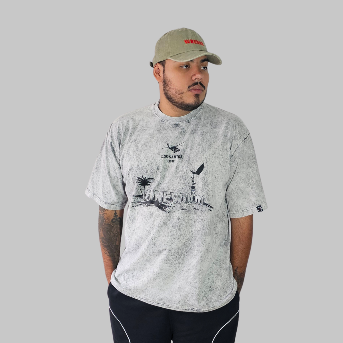 Camiseta Acid Wash - Vinewood