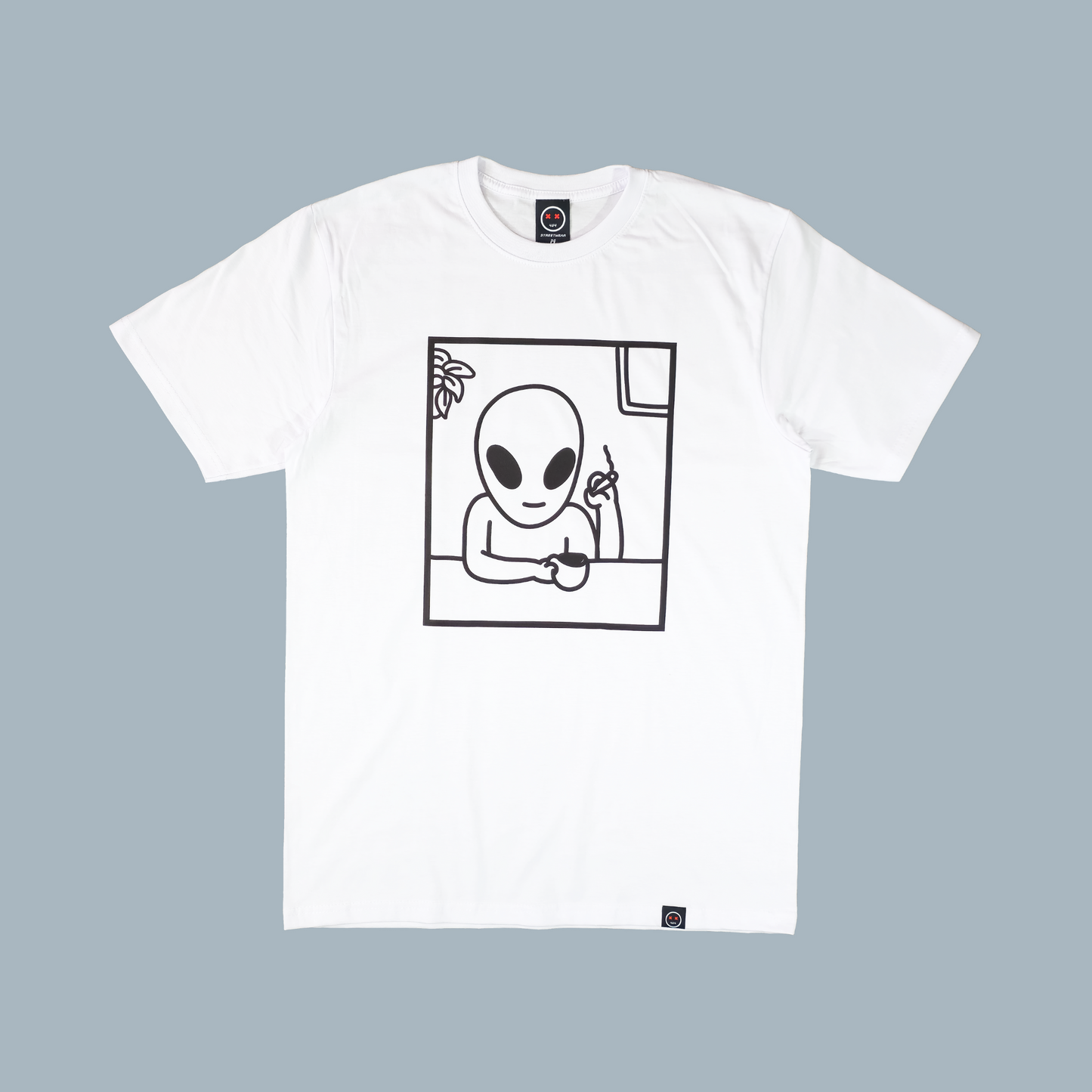 Camiseta Regular - Alien Smoke