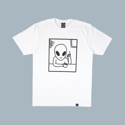Camiseta Regular - Alien Smoke