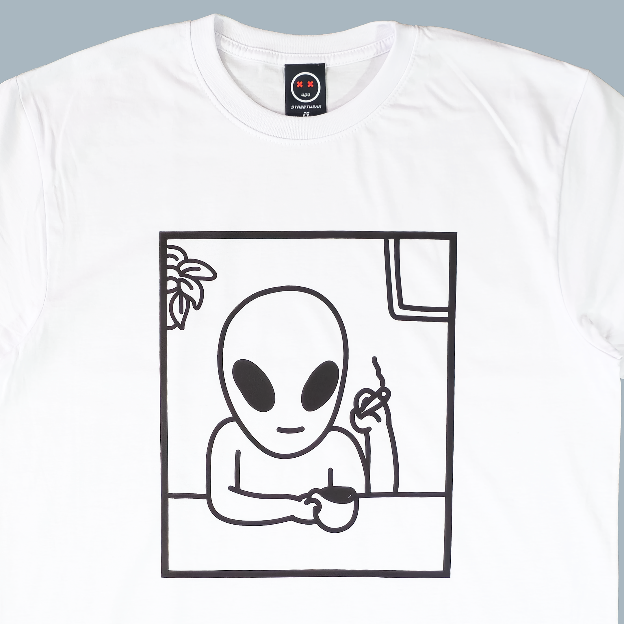Camiseta Regular - Alien Smoke