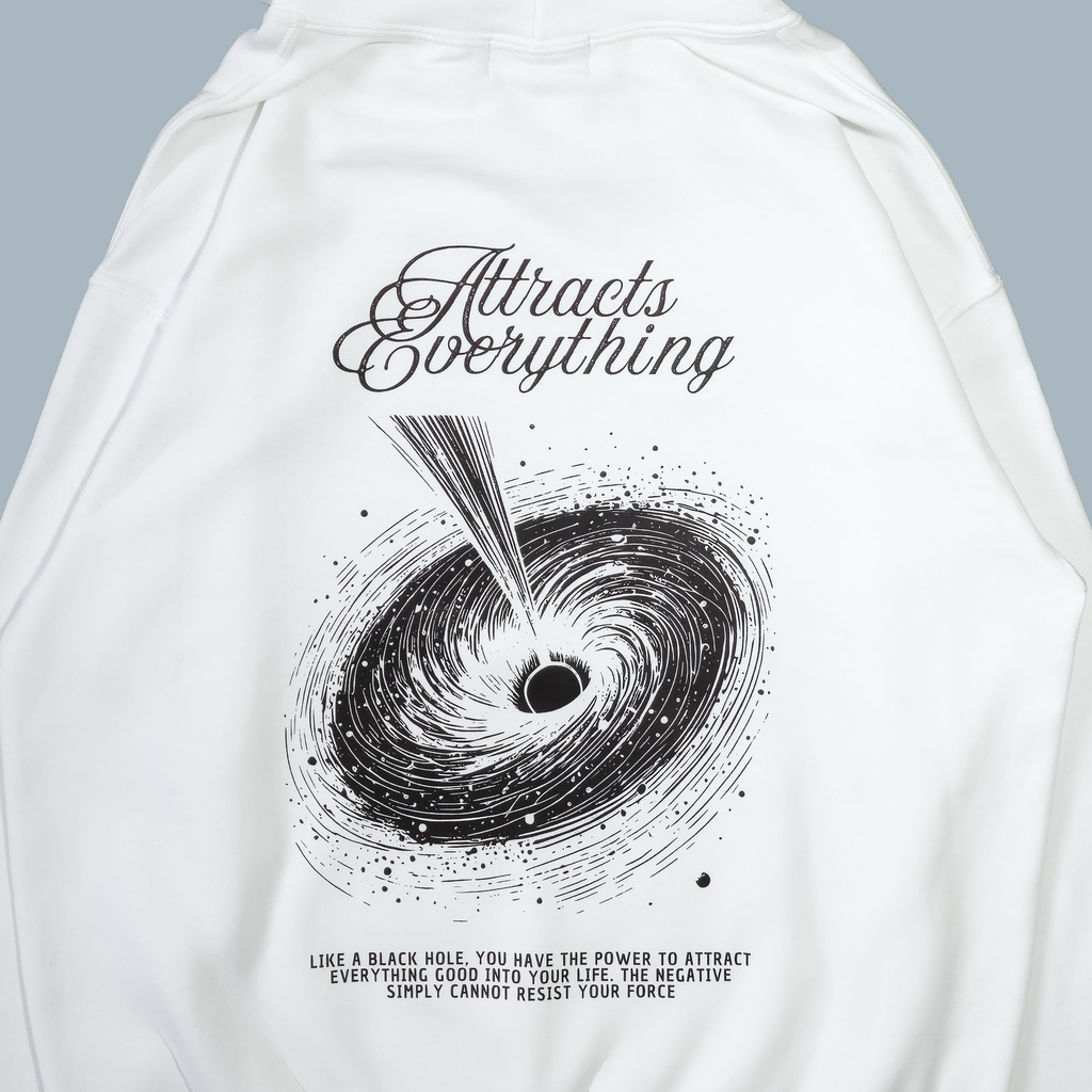 Hoodie - Black Hole Blanco