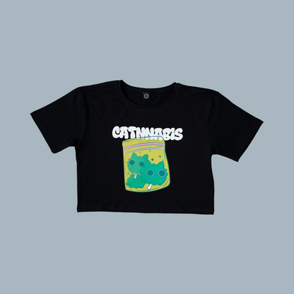 Camiseta Crop - Catnnabis