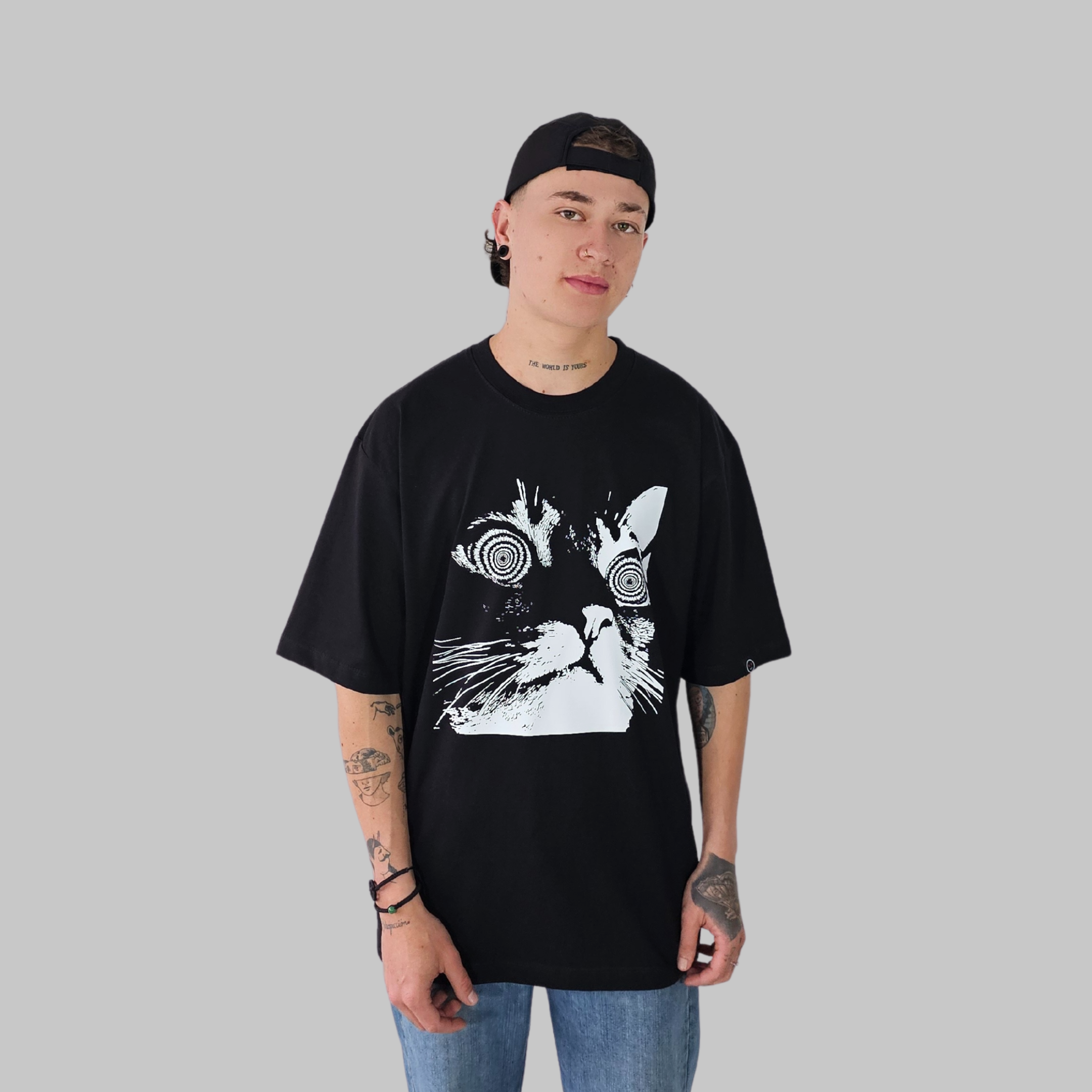 Camiseta Oversize - Cat's Trip