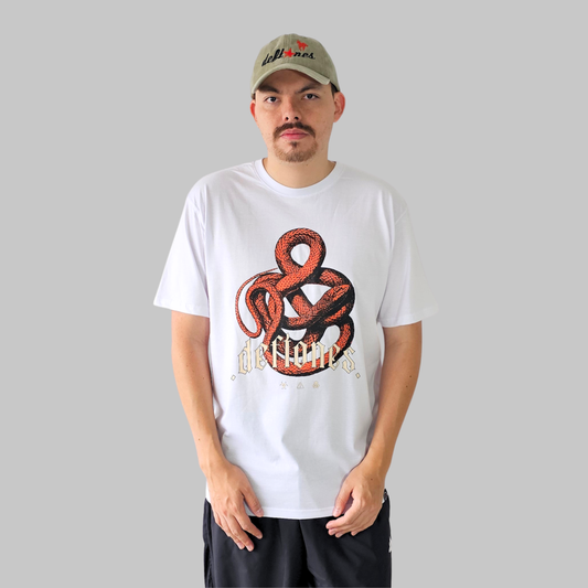Camiseta Regular - Deftones Viper Blanca