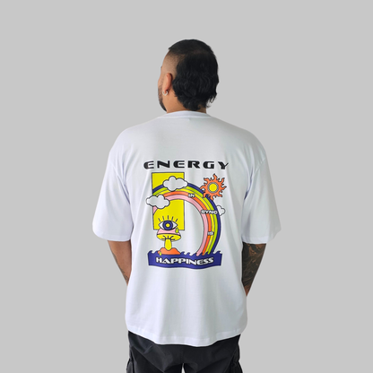 Camiseta Oversize - Energy is Happiness