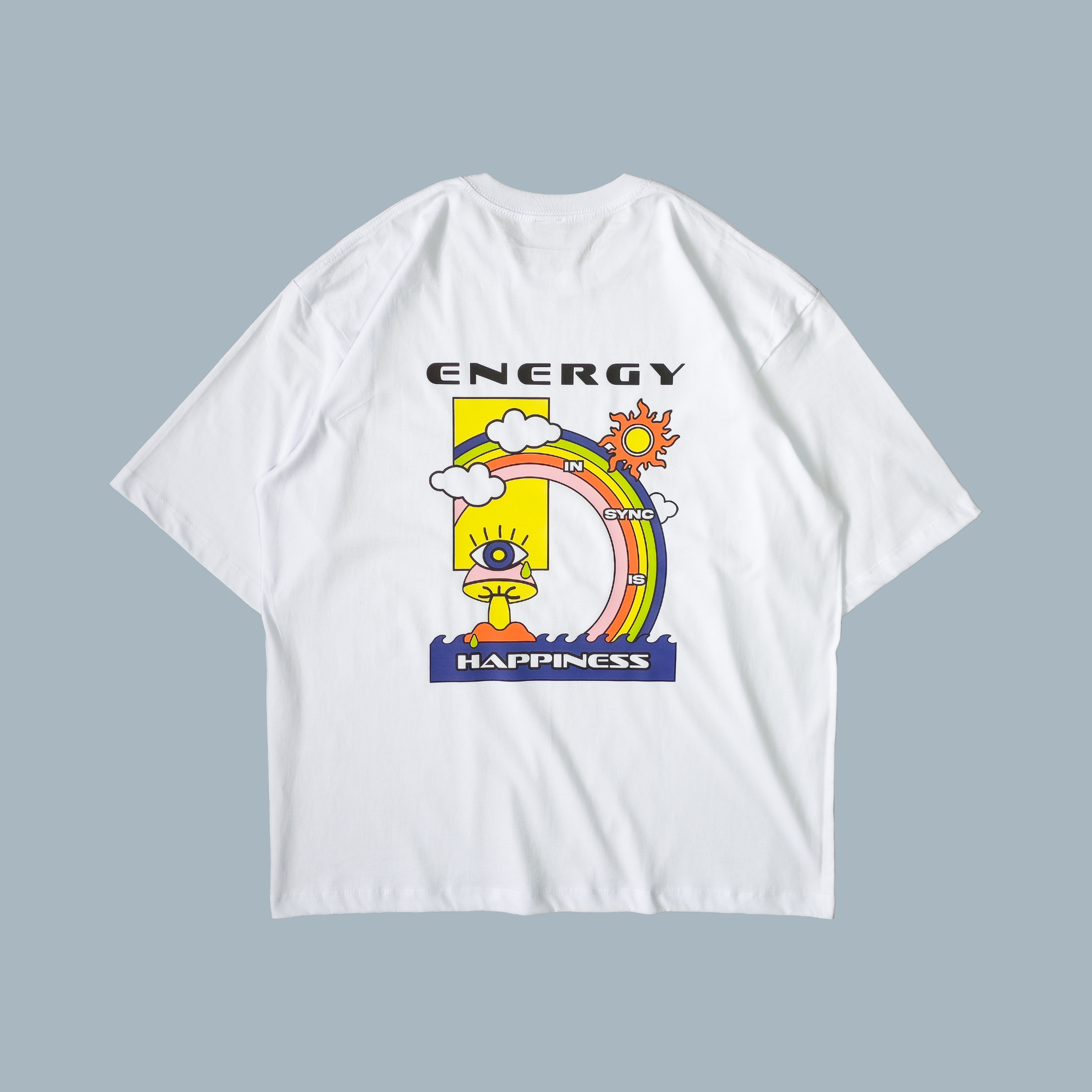 Camiseta Oversize - Energy is Happiness