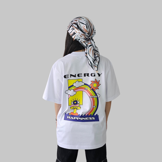 Camiseta Oversize - Energy is Happiness