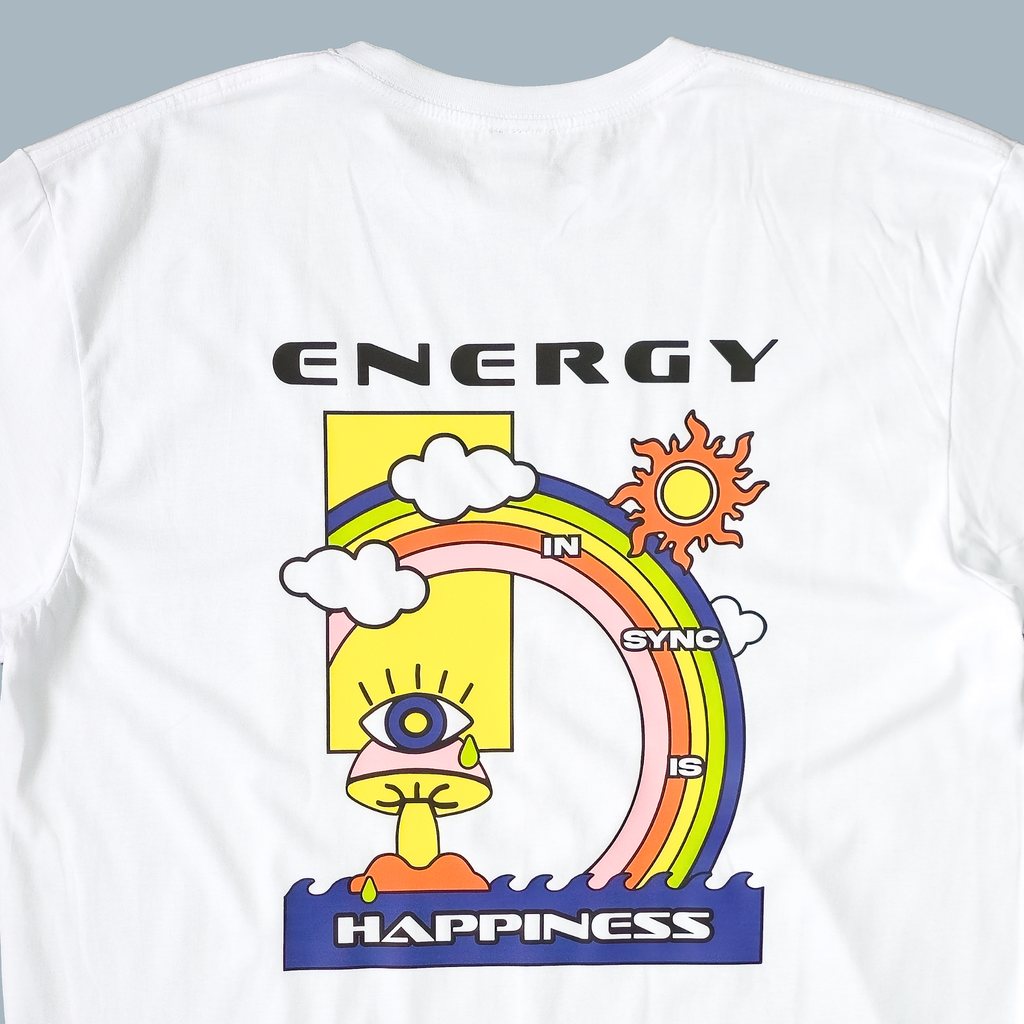 Camiseta Regular - Energy is Happiness