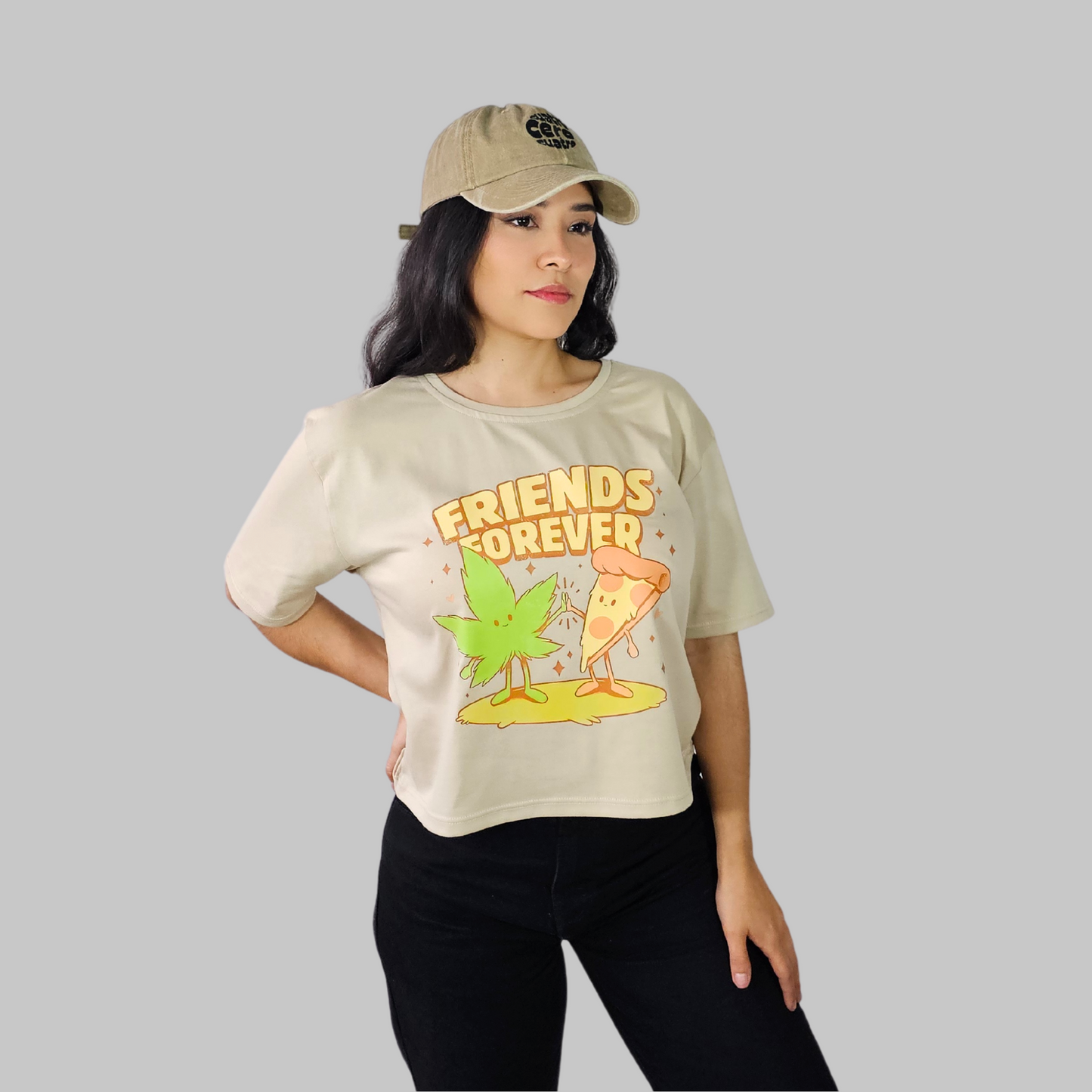 Camiseta Crop - Friends Forever