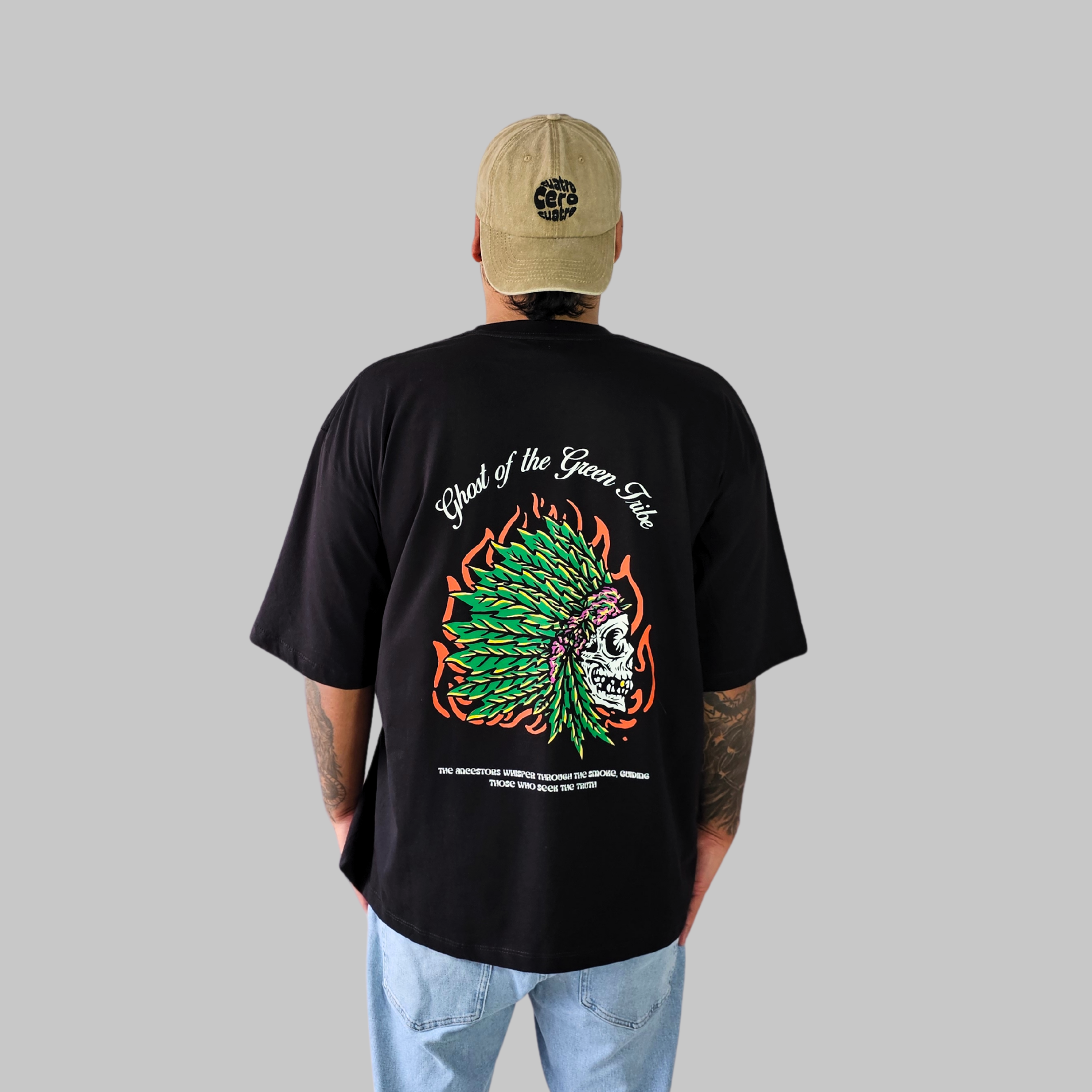 Camiseta Oversize - Green Ghost