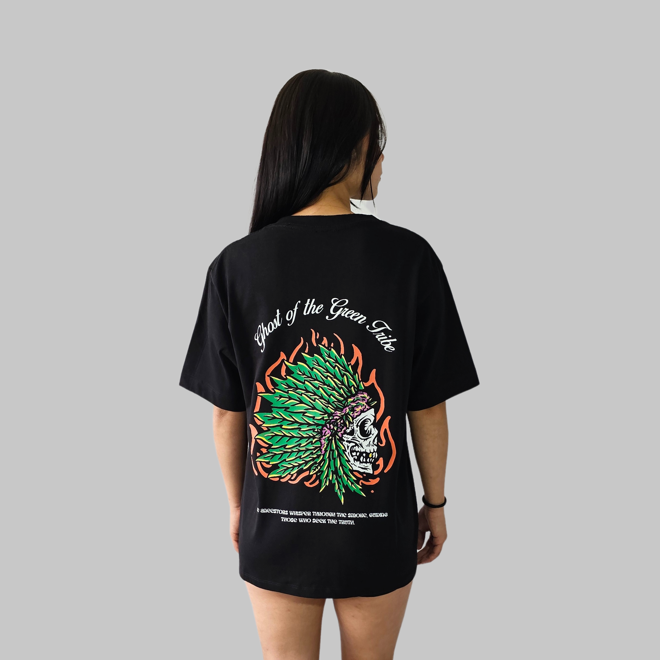 Camiseta Oversize - Green Ghost