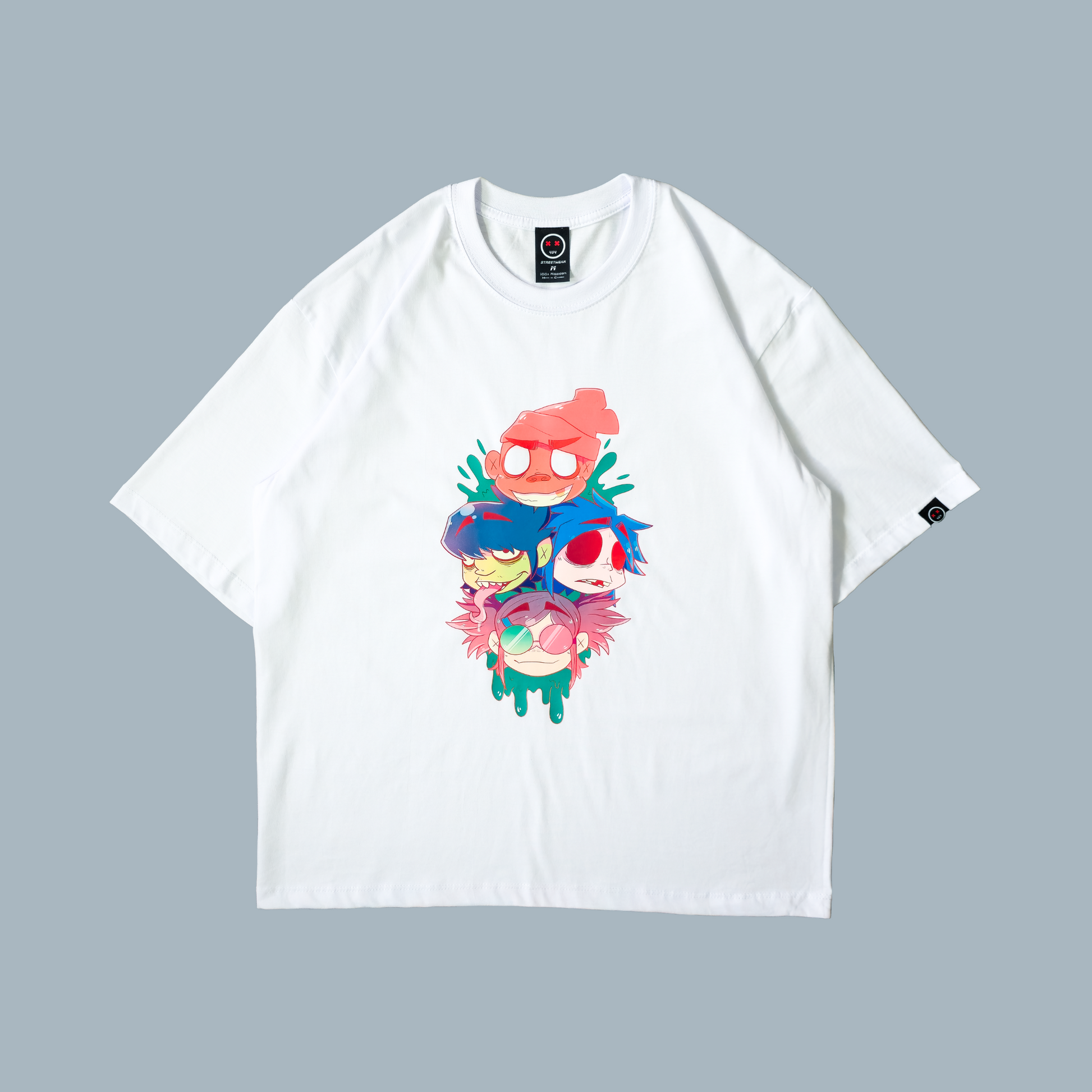 Camiseta Oversize - Gorillaz