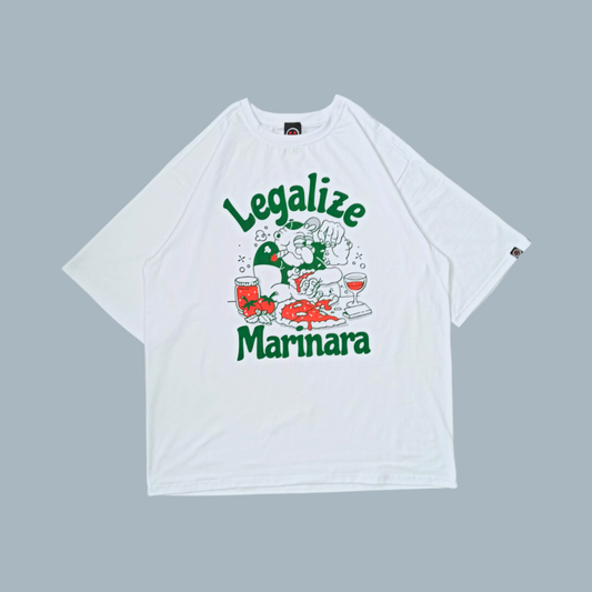 Camiseta Oversize - Legalize Marinara
