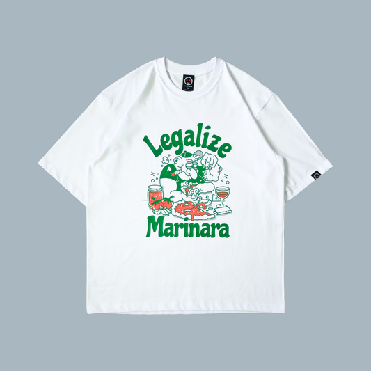Camiseta Oversize - Legalize Marinara