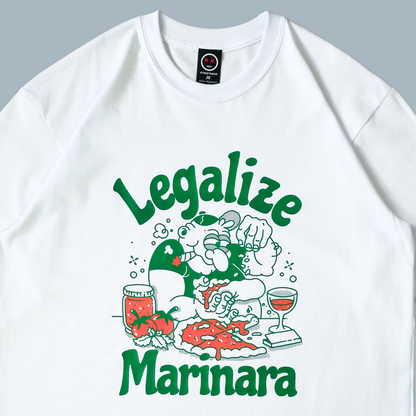 Camiseta Oversize - Legalize Marinara
