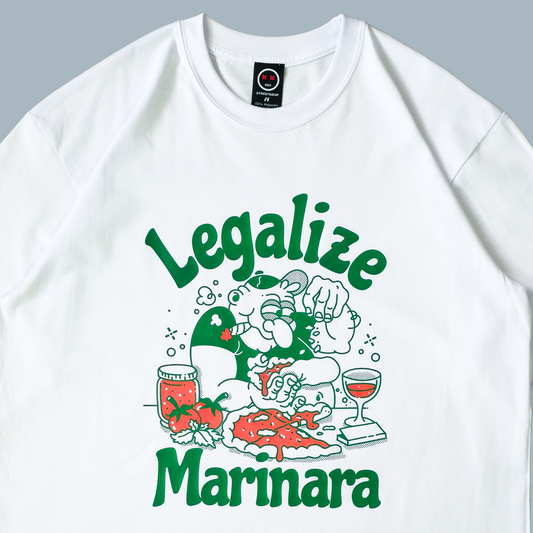 Camiseta Oversize - Legalize Marinara