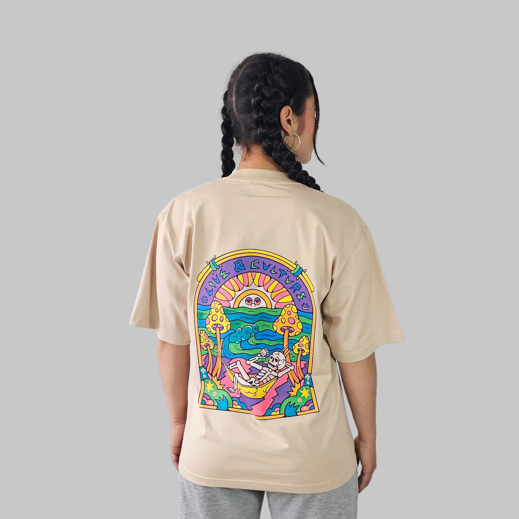 Camiseta Oversize - Live & Culture