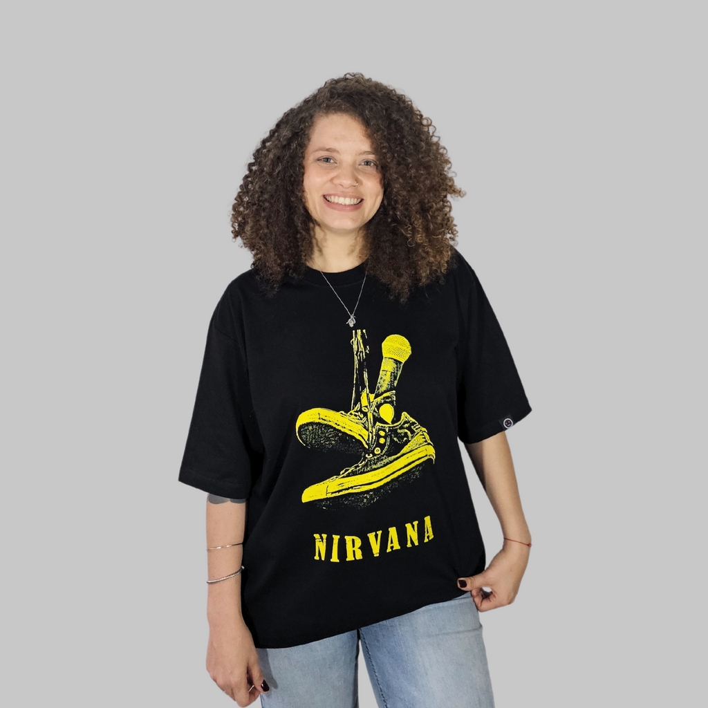 Camiseta Oversize - Nirvana