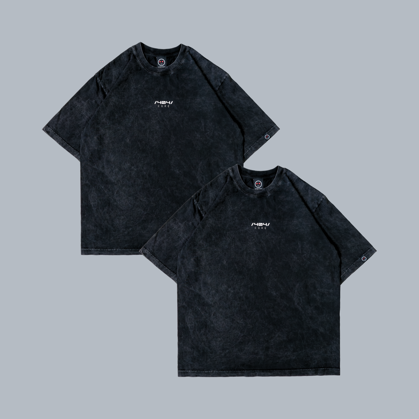 Camiseta Oversize Acid Wash Core Pack X2