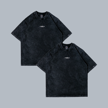 Camiseta Oversize Acid Wash Core Pack X2