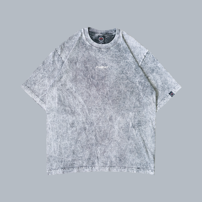 Camiseta Oversize Acid Wash Core Gris
